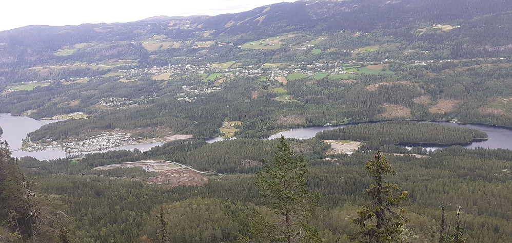 Akkurat 10km til utsiktpkt Bjødnastigen