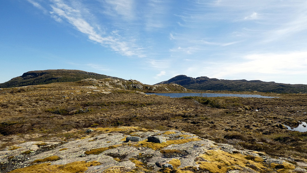 Kjølheia 540 moh. Trånåheia 393 moh. Kjerringklumpen 601 moh.