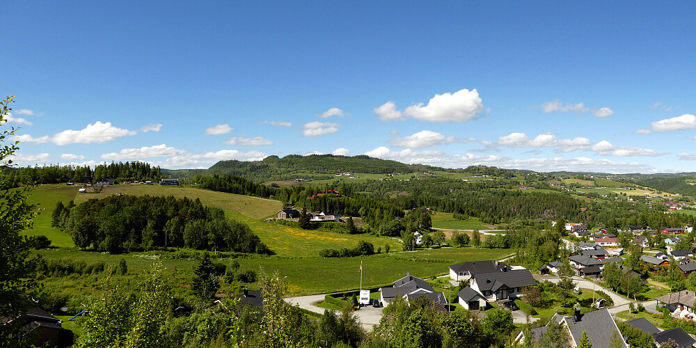 Panorama fra Storhaugen.