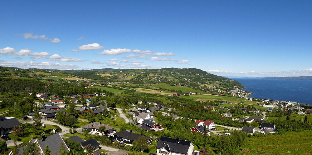 Panorama fra Storhaugen.