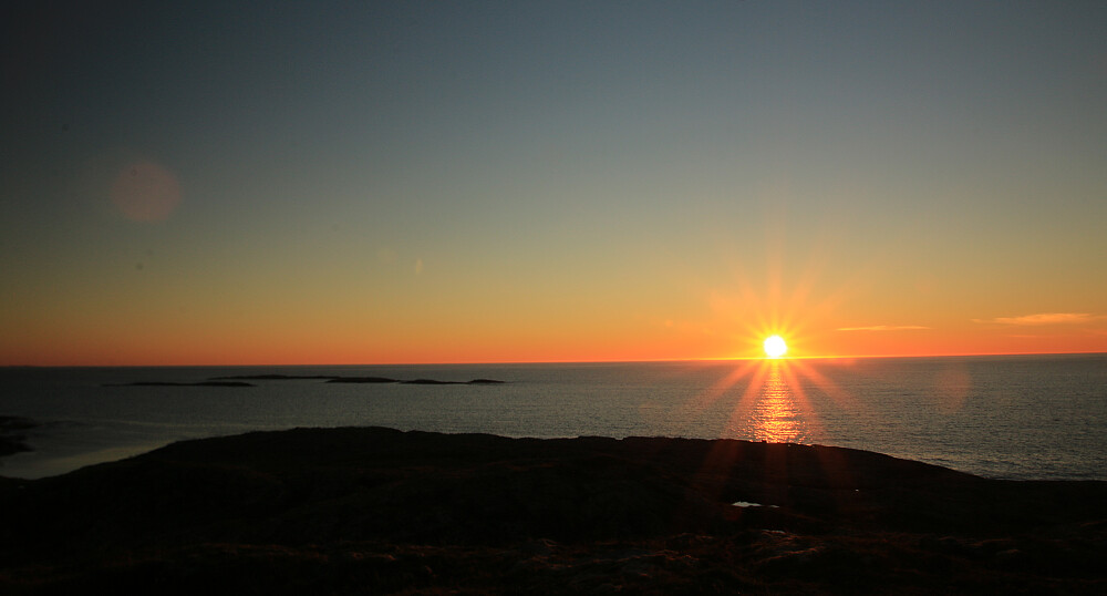 Solnedgangen i 3 faser.