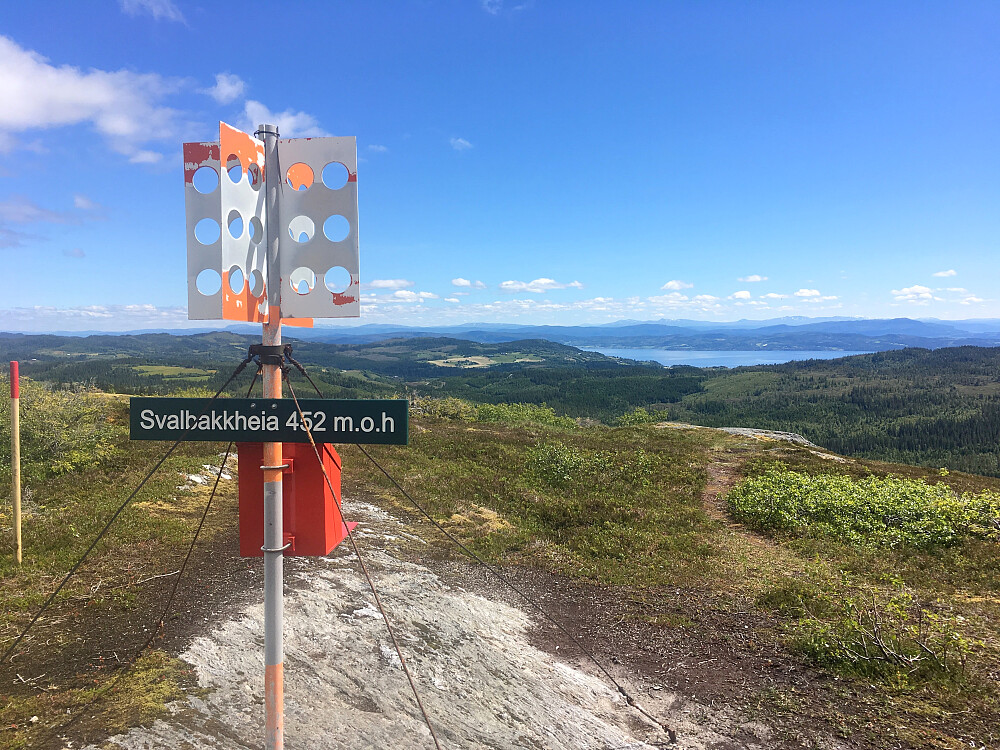 Toppen er nådd.