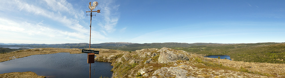 Panorama fra toppen.