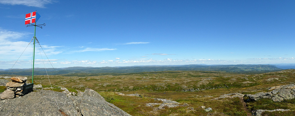 Panorama mot Leksvik.