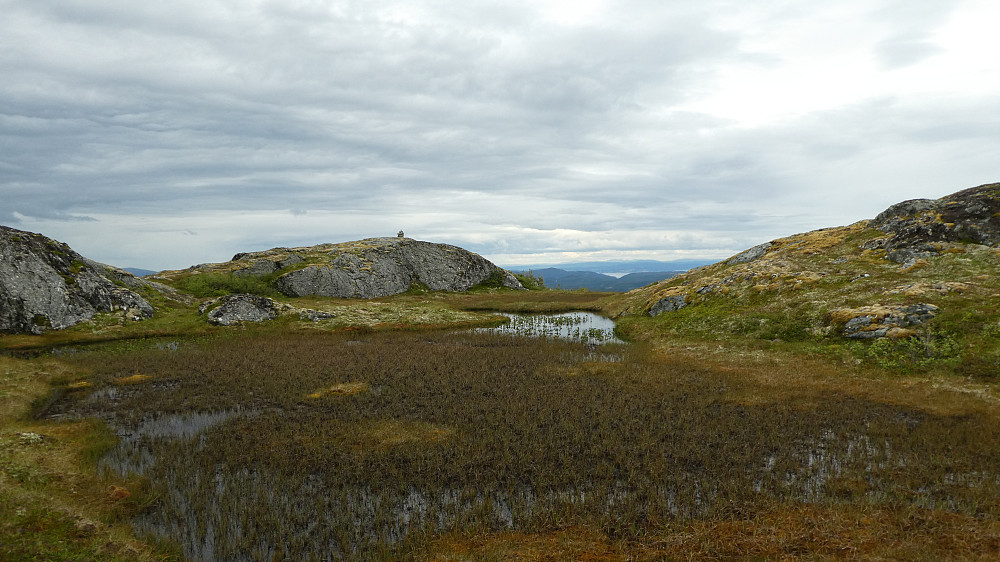 På vei mot nordøst toppen.