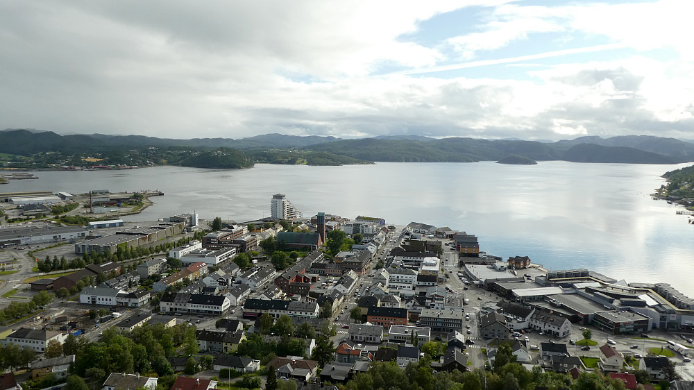 Namsos sett fra Klompen.