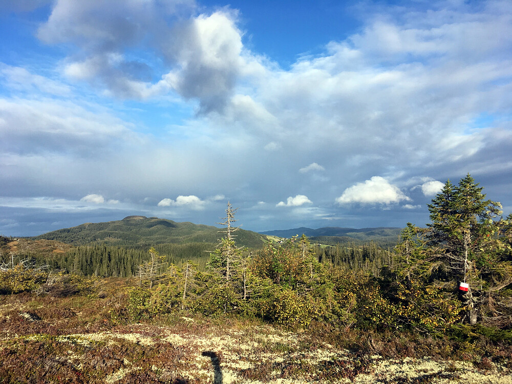 Hårfjellet i fint høstvær.