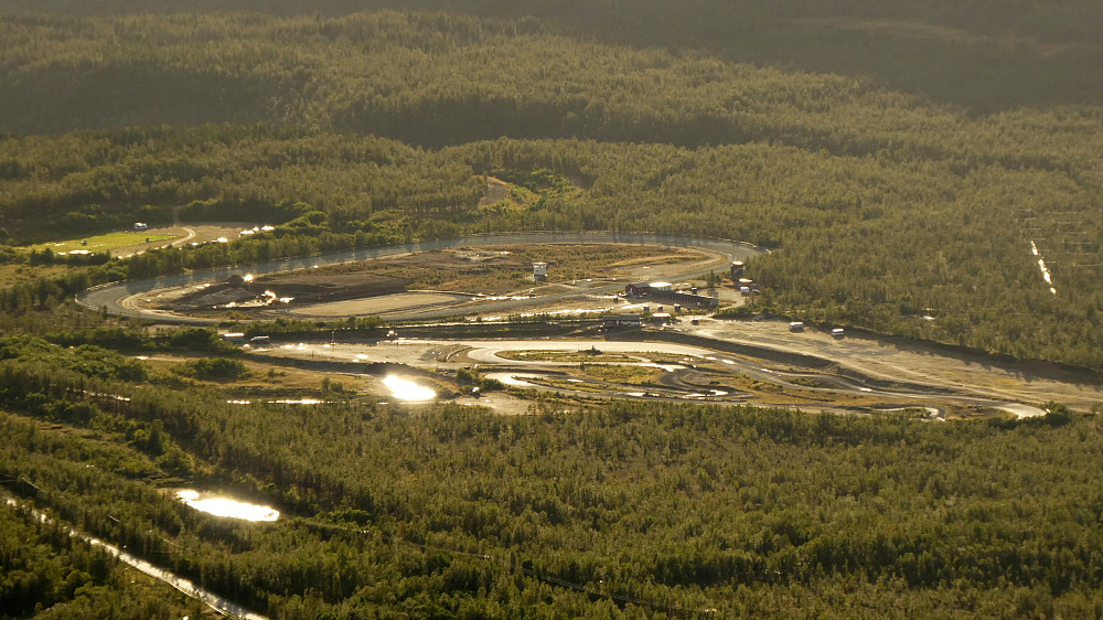 Travbane og motorcross bane på Ramfjordmoen.