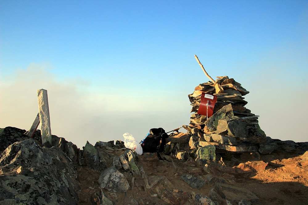 Sørvestre Ullstinden 1078 moh.
