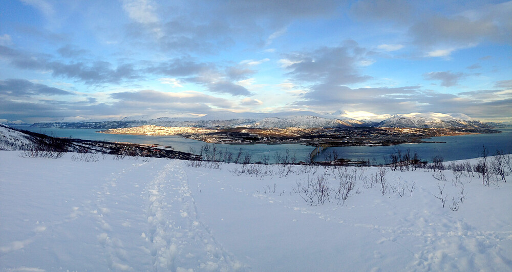 Panorama fra toppen.