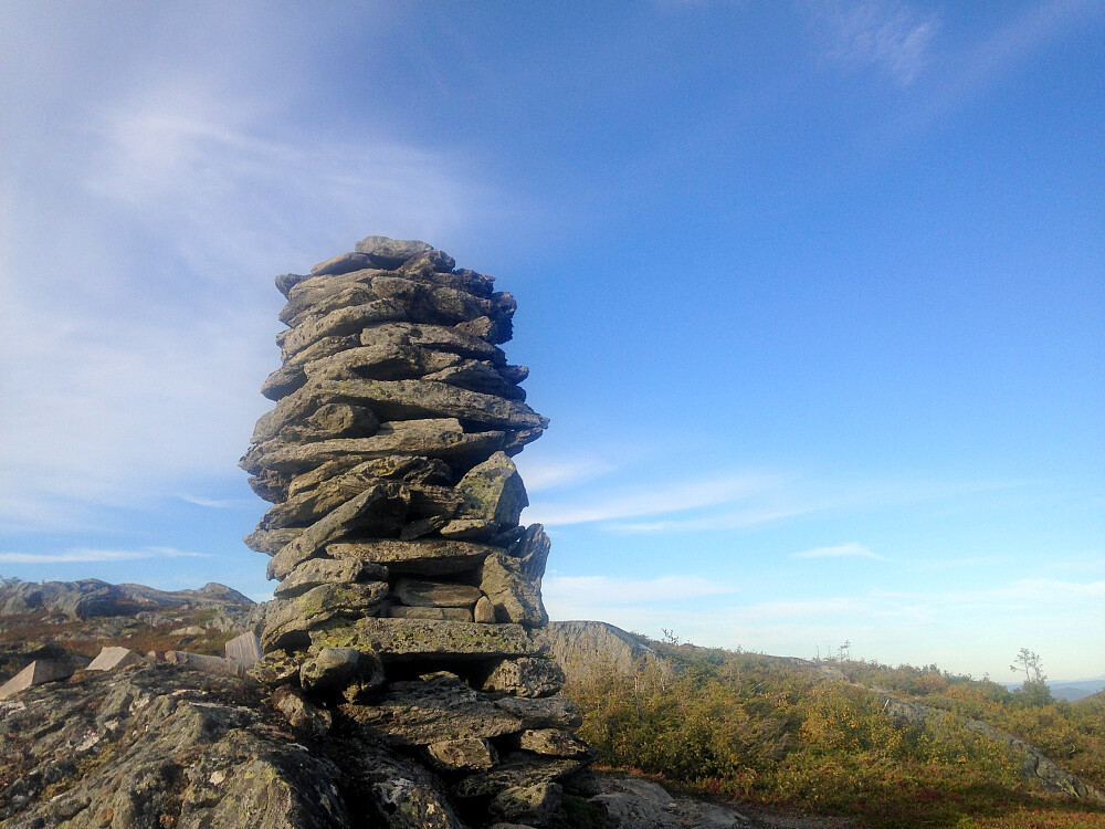 Hårfjellet sydlig varde 545 moh.