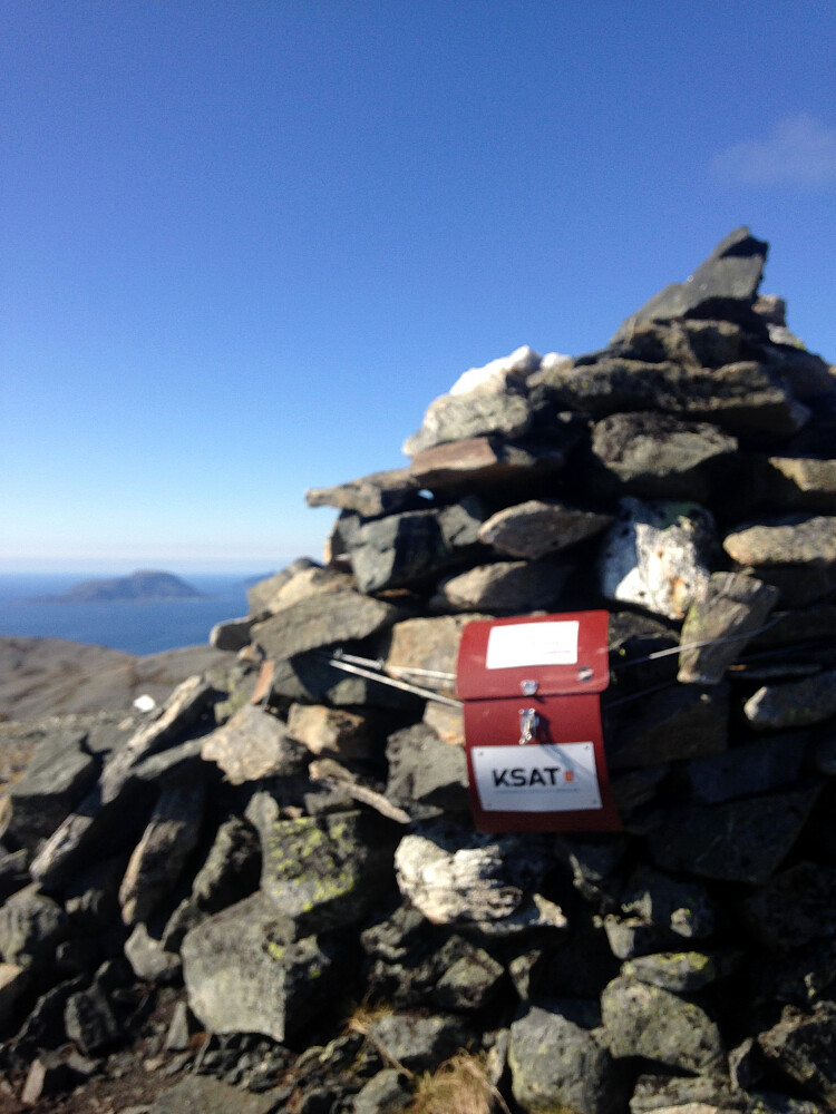 Toppvarden på 587 moh.
