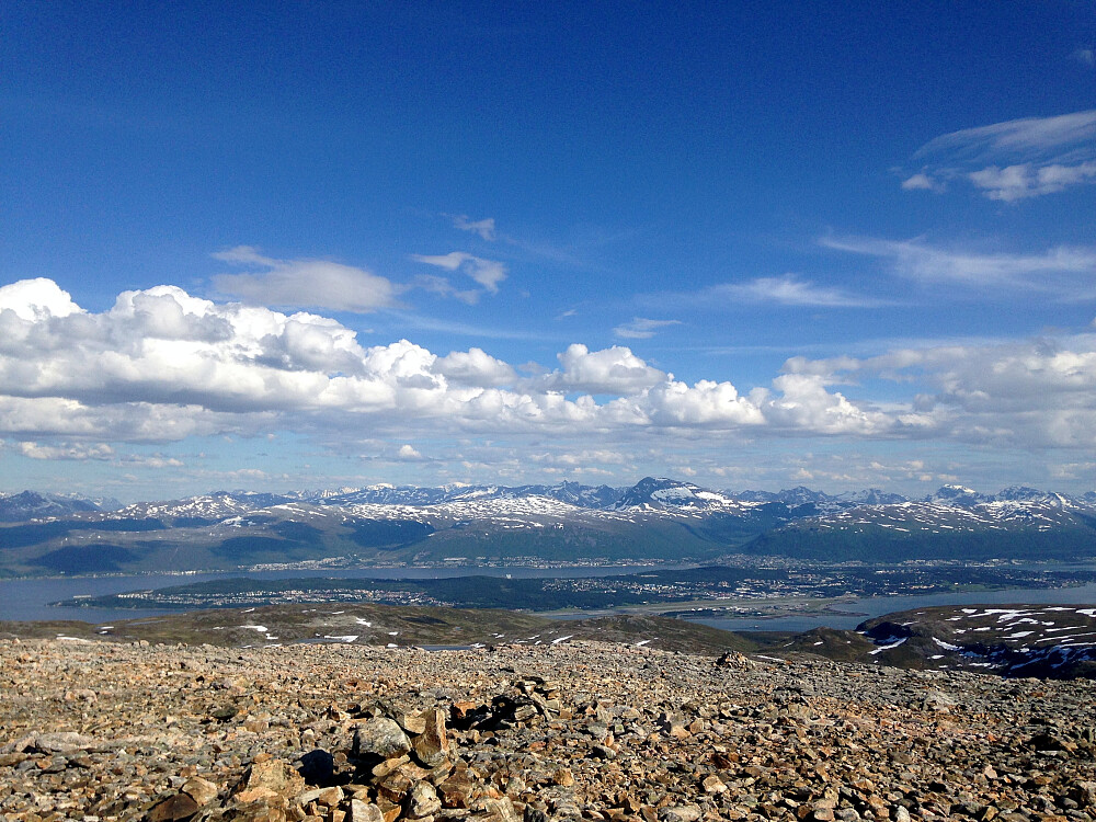 Utsikt mot Tromsø.