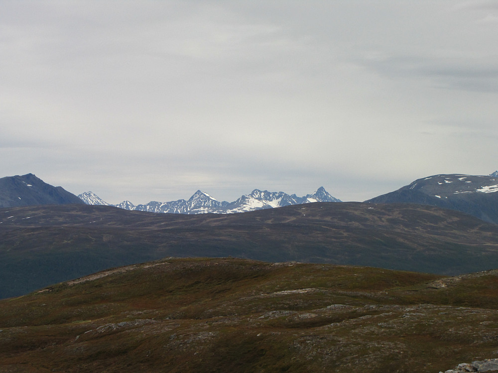 Lyngsalpene i det fjerne.
