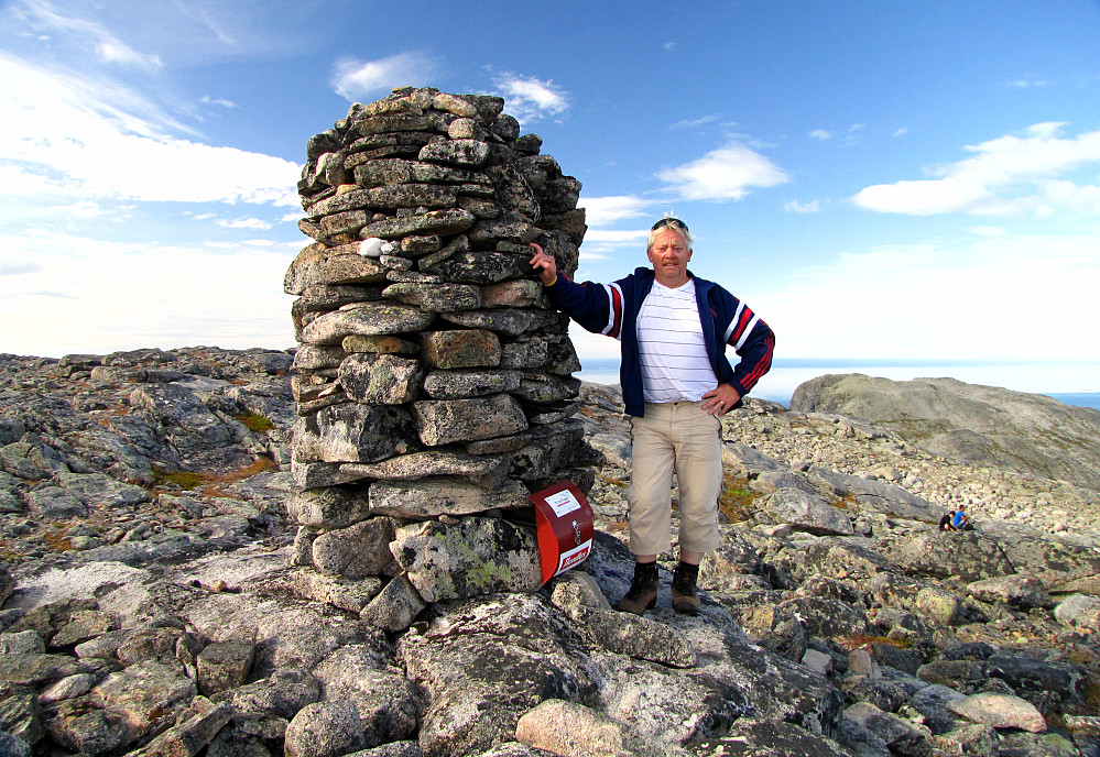 Toppvarden på 640 moh.