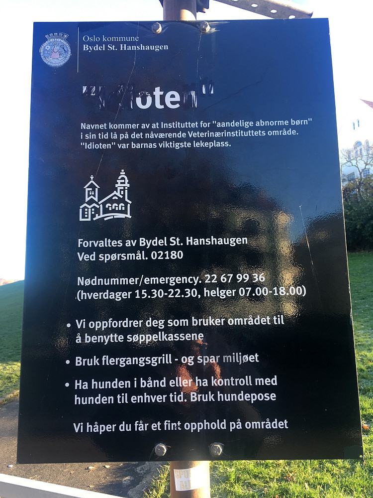 Litt info om plassen.