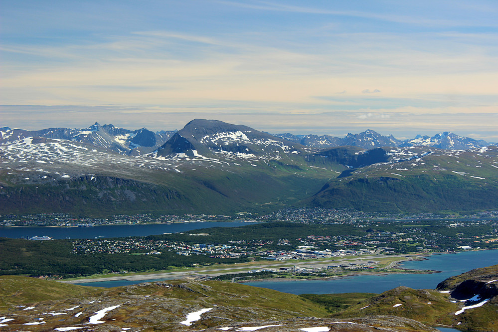 Tromsø Lufthavn på Tromsøya.