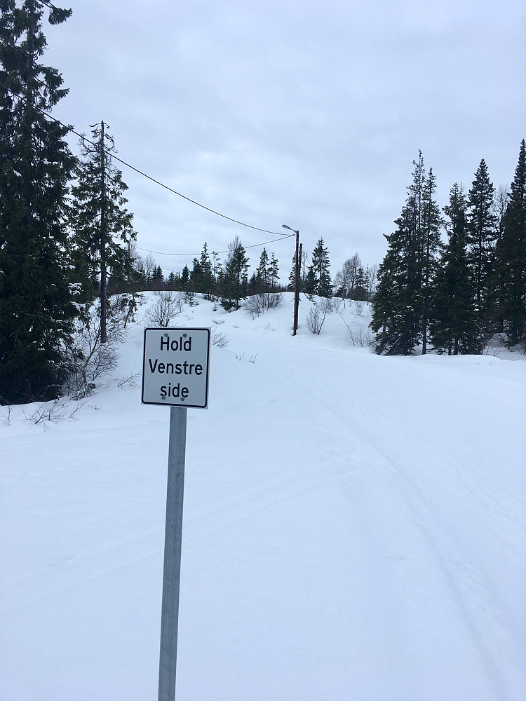 Se opp for møtende "trafikk"