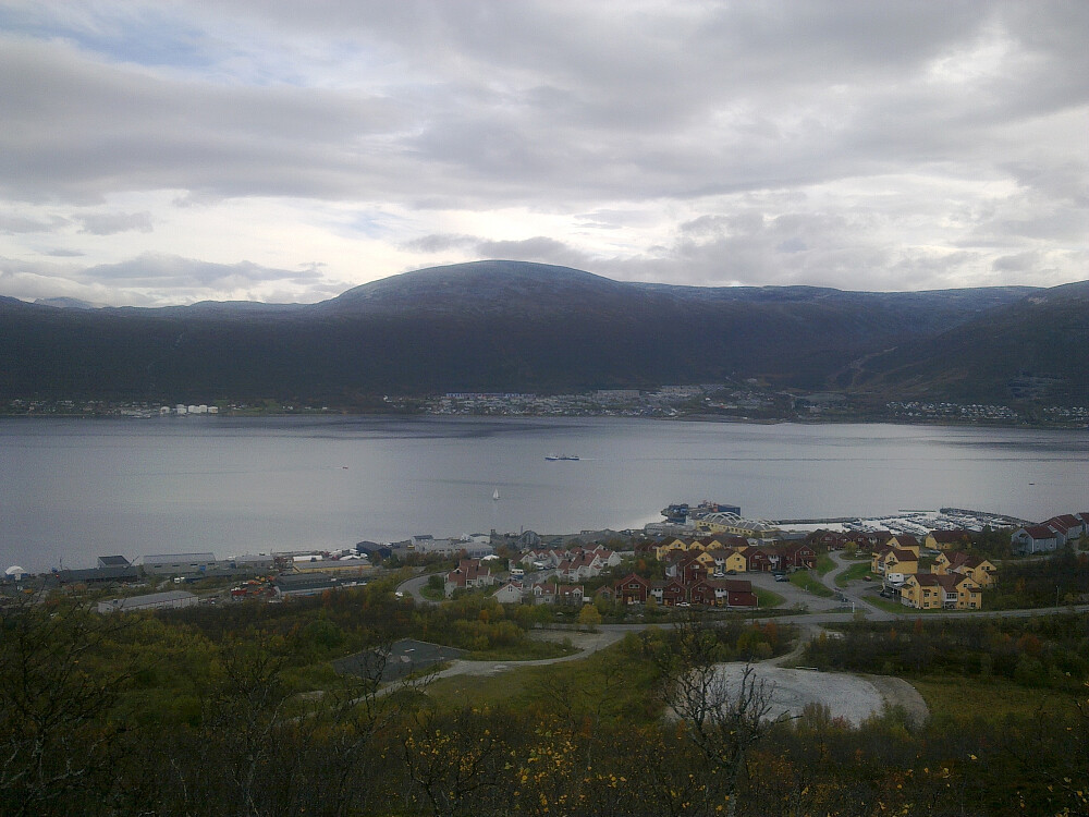 Ikke lenge for snøen ligger på toppene.