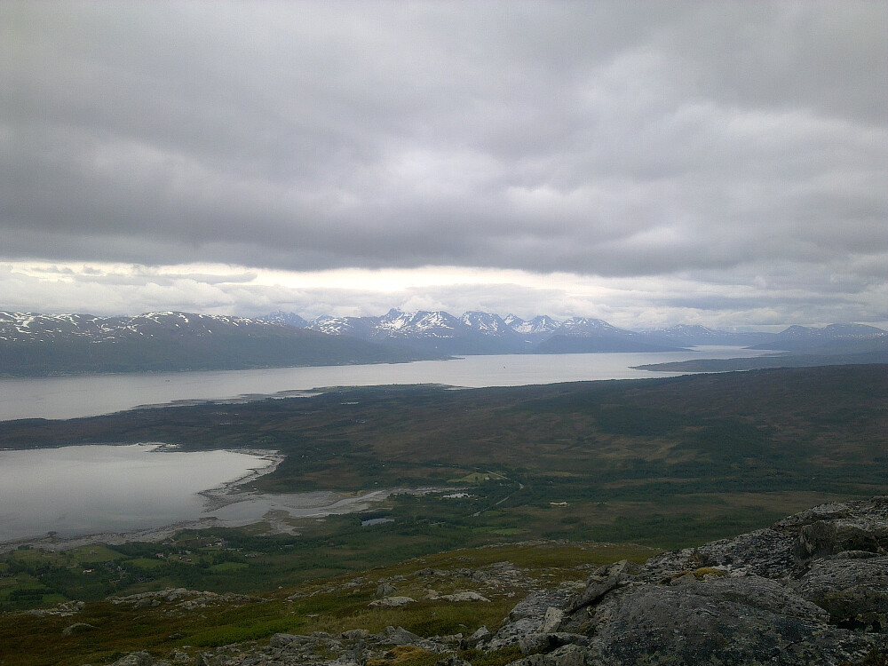 Ser innover Balsfjorden.