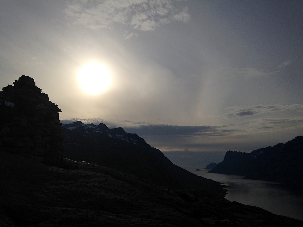 Toppvarden på Nattmålsfjellet.