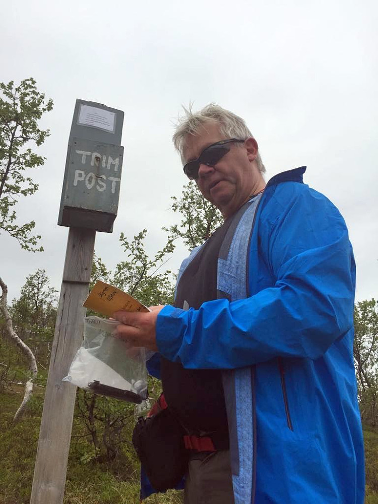 Bare å skrive seg inn her.