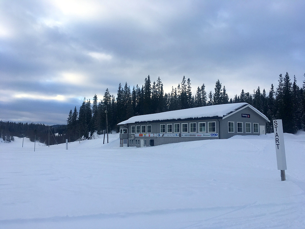 Storstua på Leksvik Skisenter.