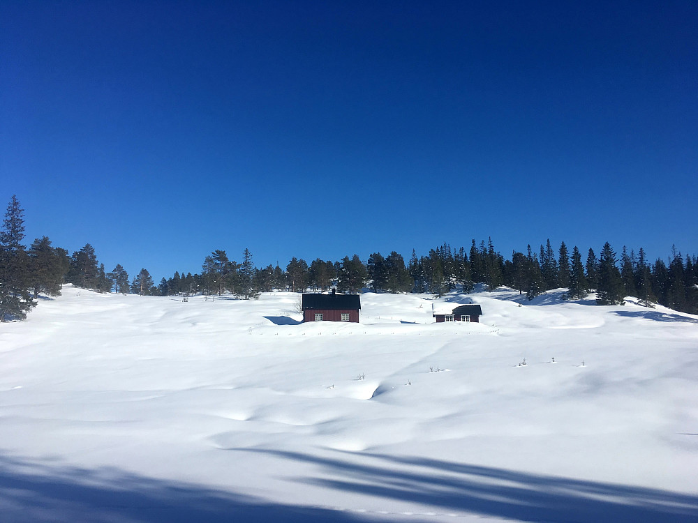 Idyll ved Midtre Skråsvatnet.