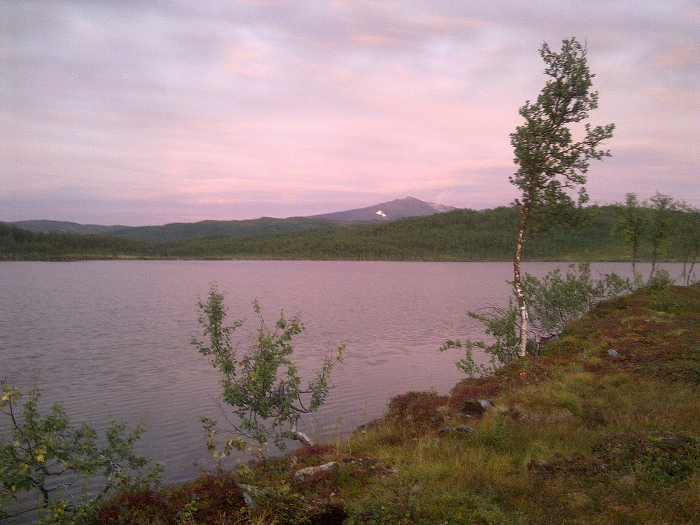 Rød himmel i kveld.