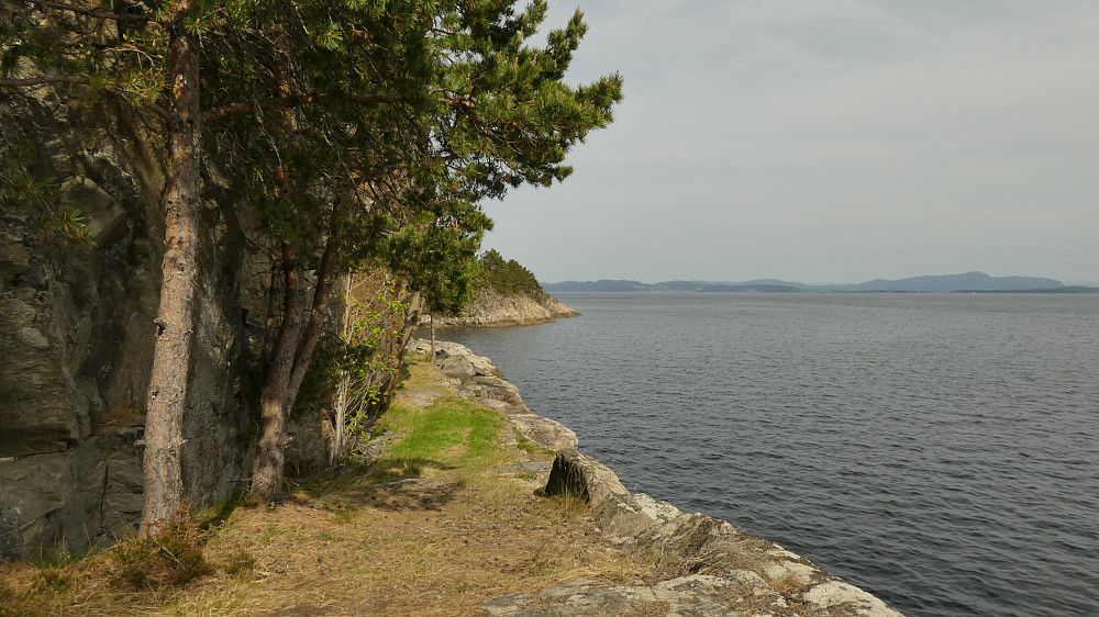 Spranget.Her er det fint å fiske med stang.
