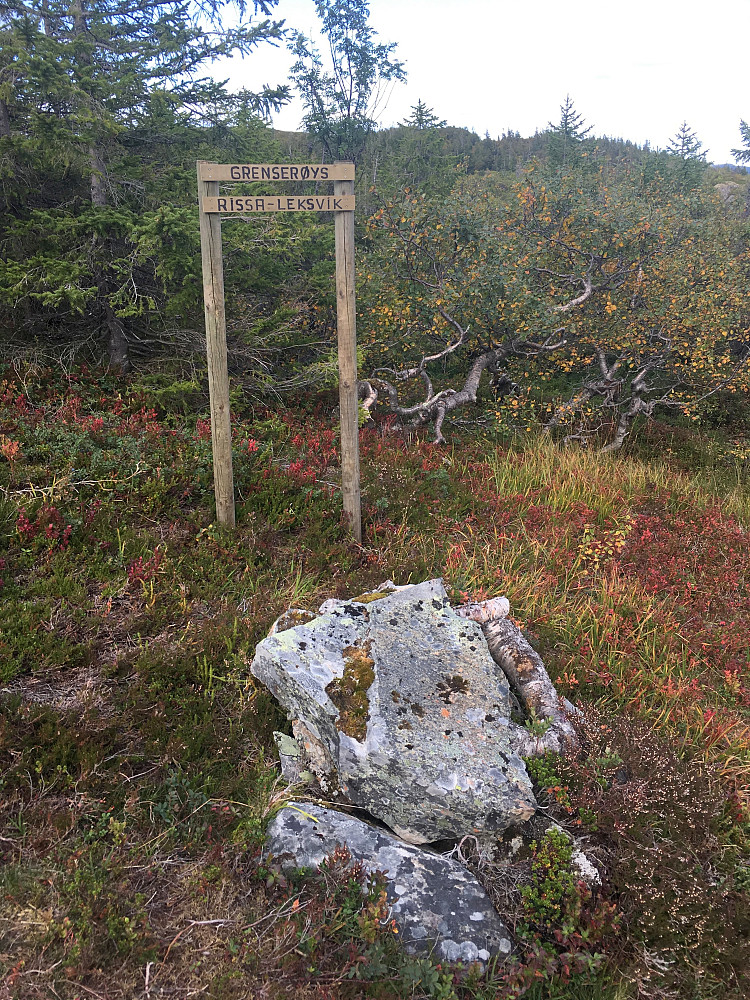 Gammel kommune grense.