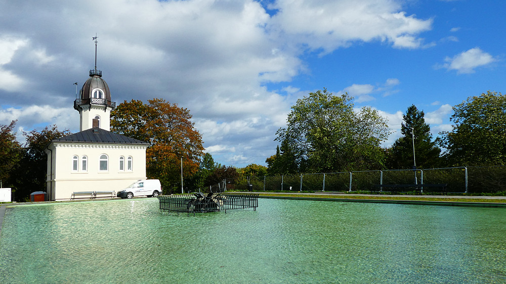 St.Hanshaugen har fortsatt vann i bassenget.