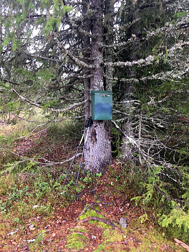 Korsåsen Trimpost har ikke så mange besøk gjennom sesongen.