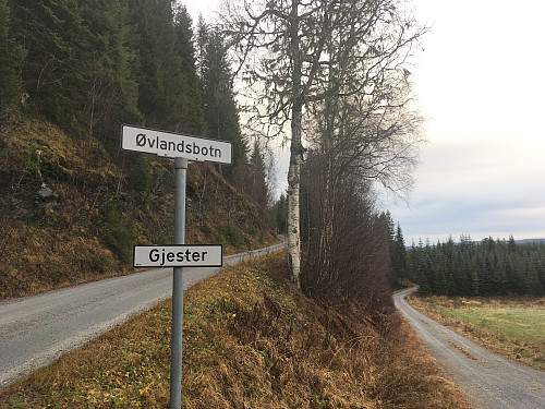 Egen gjesteparkering.
