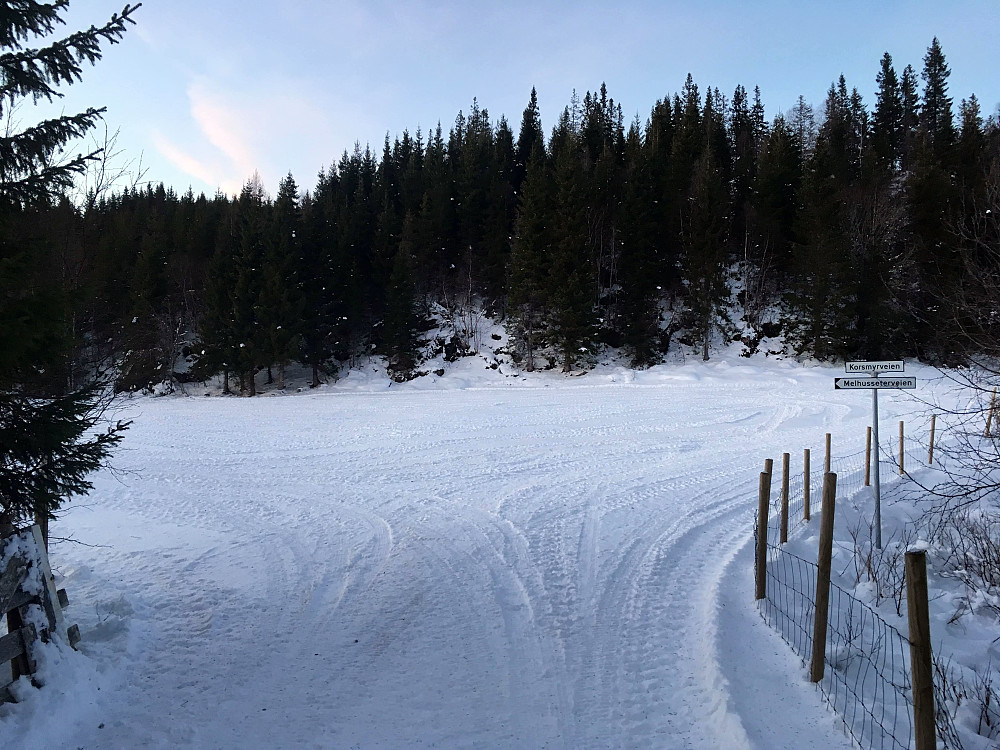 Ved Ålvassbrua.Her blir det vel fullt med tømmer iløpet av vinteren,