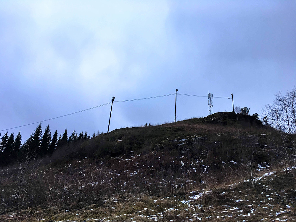 Lite snø i alpinanlegget.