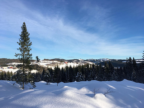 Utsikt mot Dalbygda.
