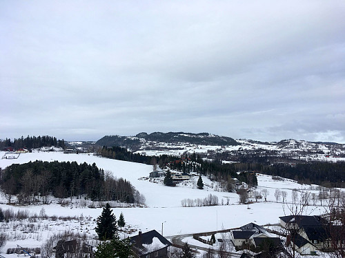 Mot Langåskammen fra Storhaugen.