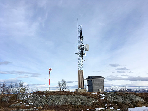 Mobilmasta på Olberget.