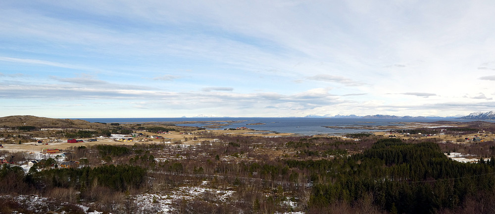 Flott utsikt mot nord..........