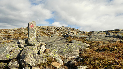 God merking på tur opp.