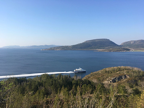 Hurtigbåtanløp fra Trondheim.