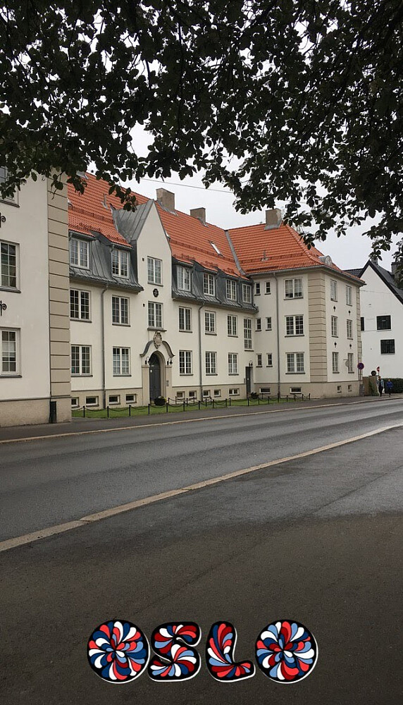 Flott byggning i Stavangergata-Bjølsen.