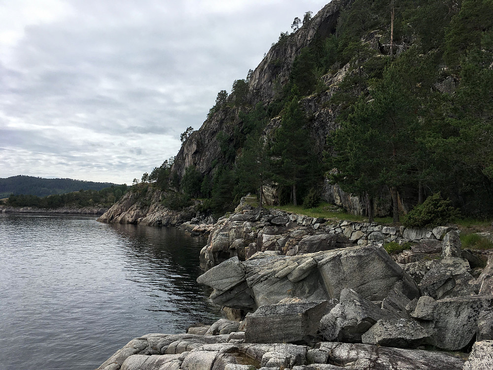 Her går gammelveien mot Vanvikan (Spranget)