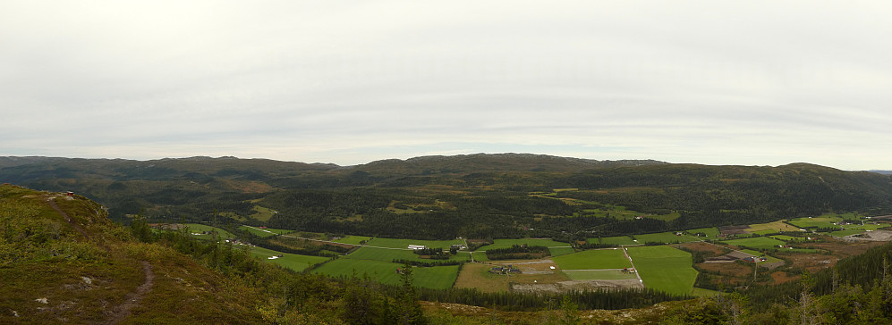 Panorama mot Skorvan.