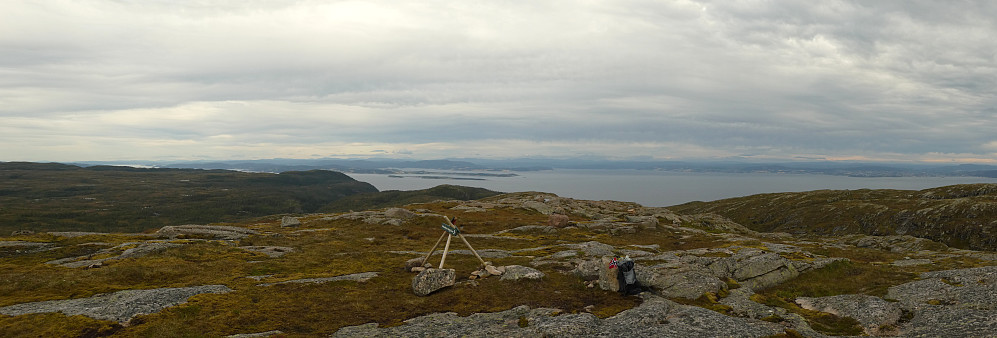 Panorama mot Tautra og Frosta.