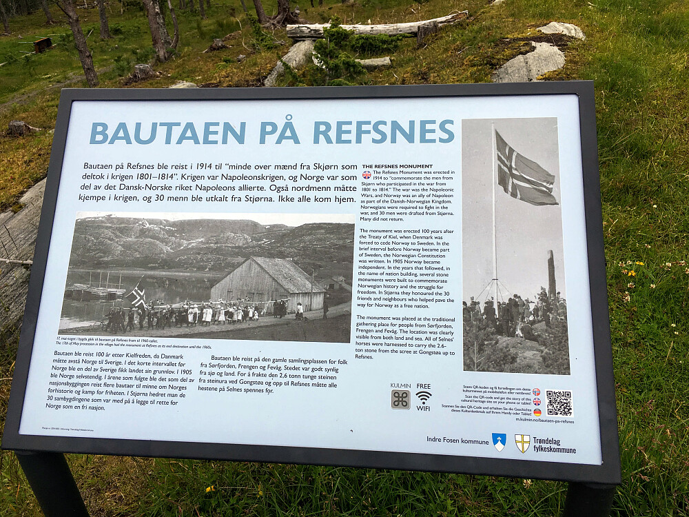 Da kommer en bilde serie fra Kulturstien på Refsnes.