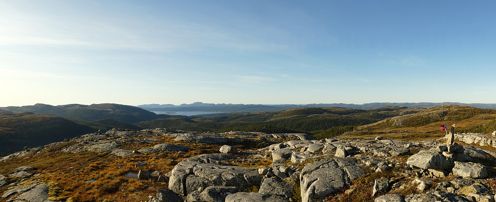 Panorama mot Stjørnfjorden.