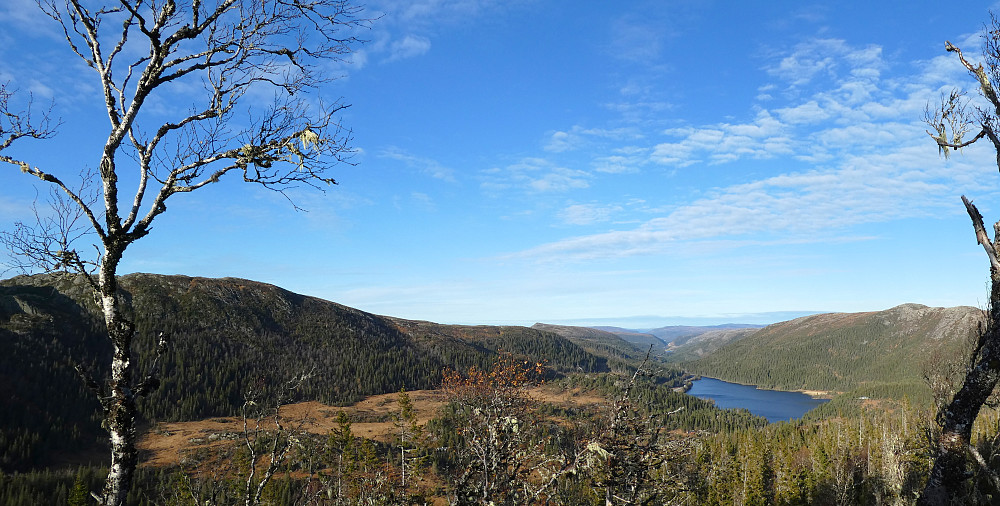 Panorama mot Hogsdalen.