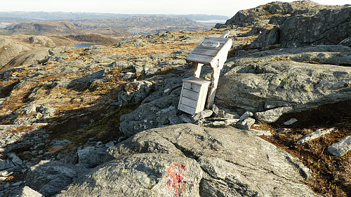 Fosen Turlag har trimpost med registrering like ved vraket.